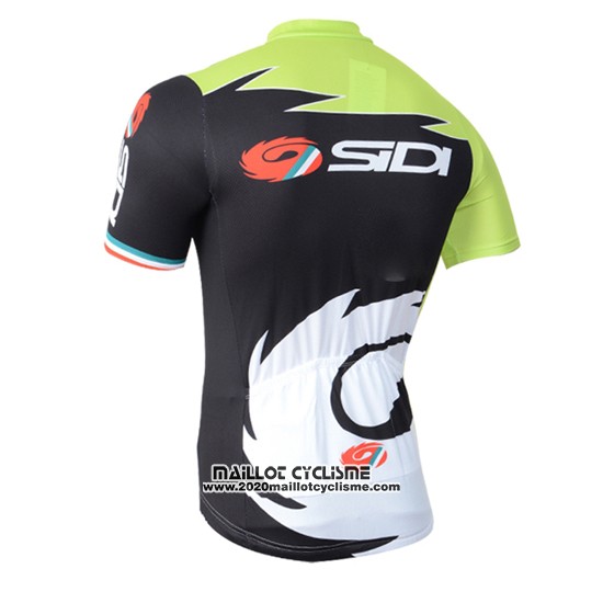 2014 Maillot Ciclismo Castelli SIDI Noir et Vert Manches Courtes et Cuissard